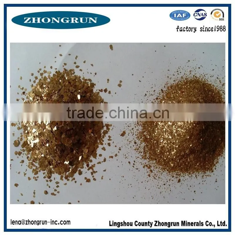 best whosale gold silver muscovite mica factory price