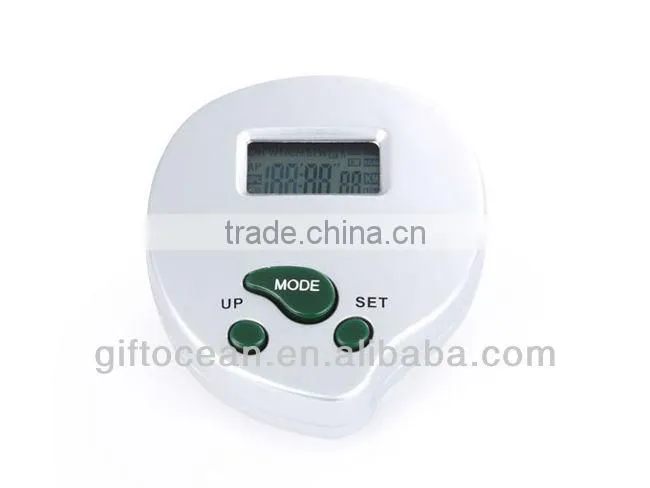 multifunction promotional pedometer w alarm clock & stopwatch