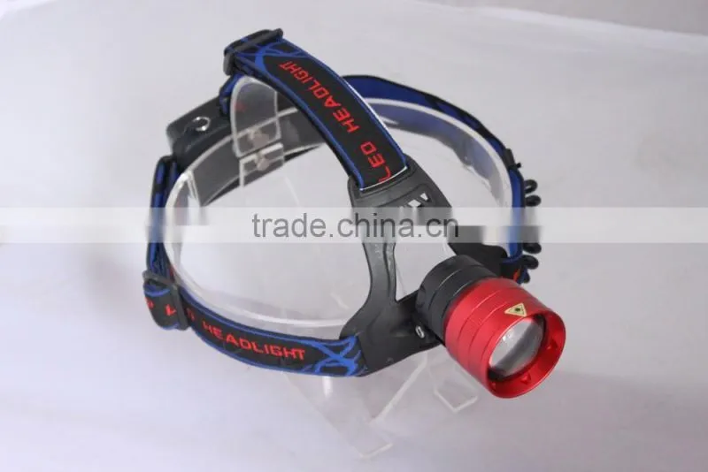 aluminum zoom function LED headlight headlamp