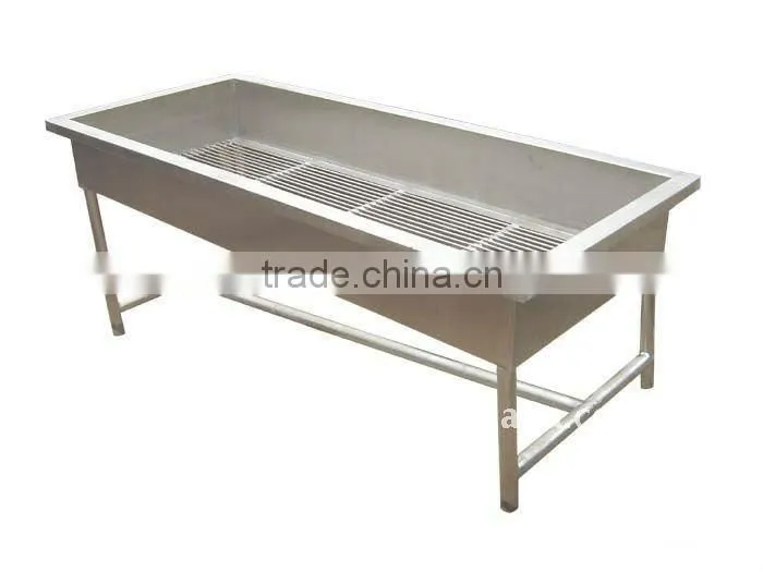 Draining sink/vegetable draining machine