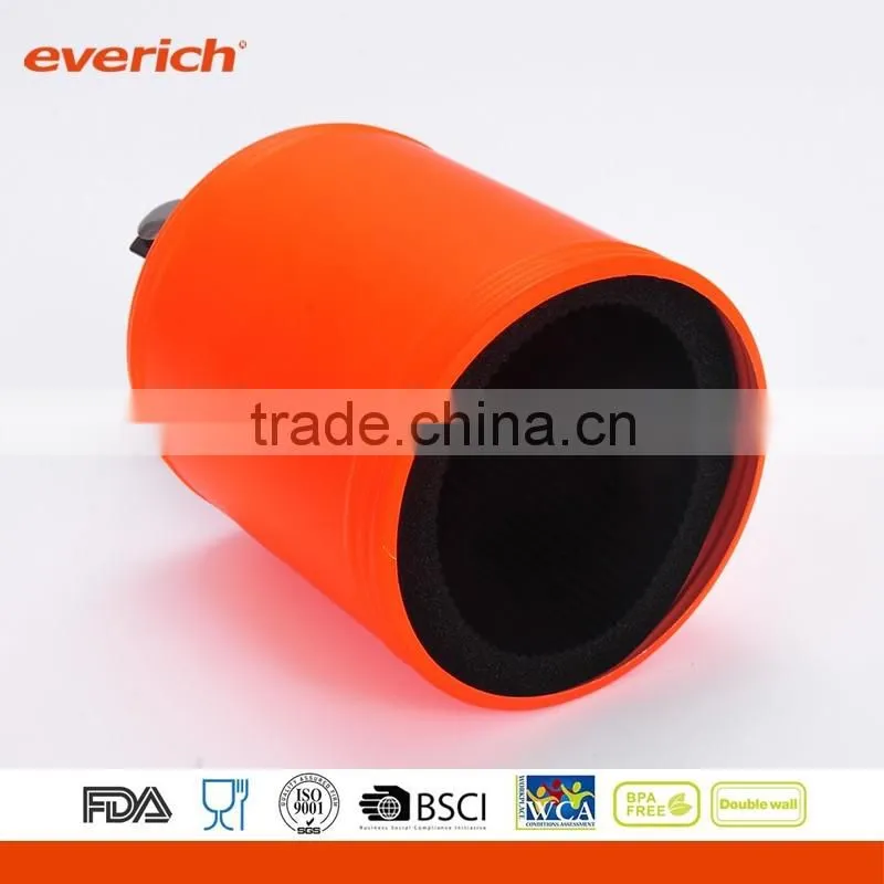 Outdoor sports Custom Stainless Steel Bicycle Cup Holder With Foam Cup Insert