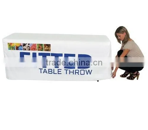 8ft polyster custom printed table cloth