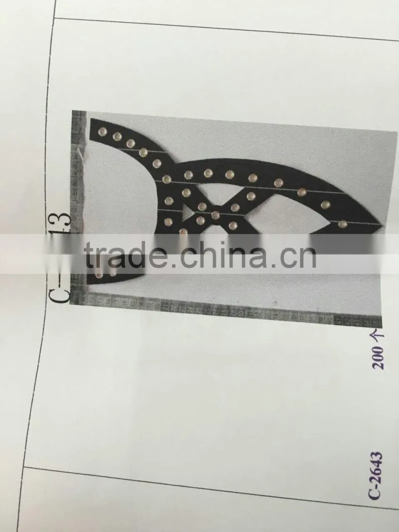 rhombic shape brass eyelet, different shape eyelet be customized