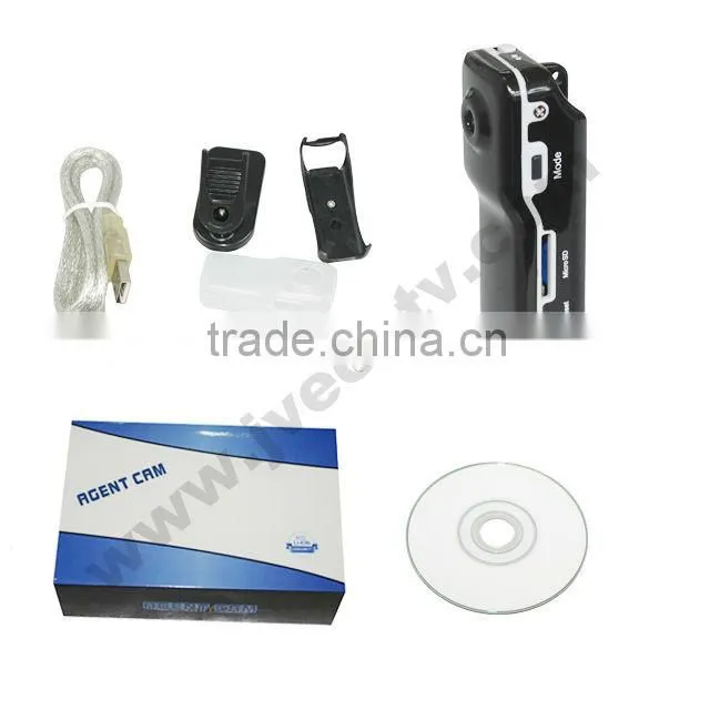 JVE-3303B mini thumb camera by manual and voice control , 720*480/30 fps video and audio recorder SD/TF Card Suppot