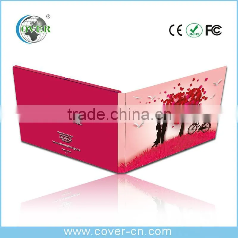 High-grade Video player wedding invitation greeting card