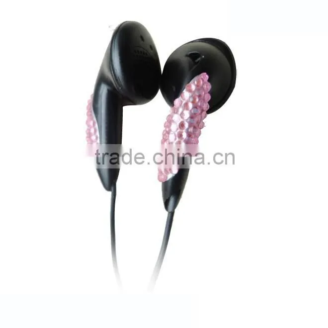 hot sale bling diamond earphone&headphone