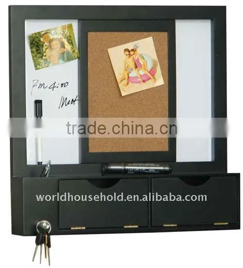 wooden memo board