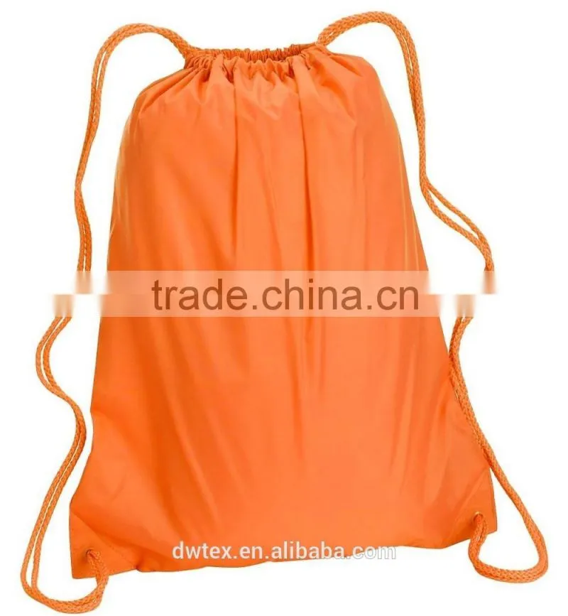 Liberty Bags Large Nylon Drawstring Backpack Shopping Gym Bag Portable