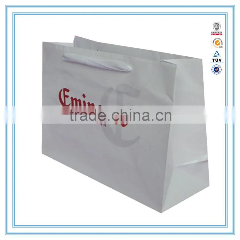 alibaba wholesale formul printing LOGO paper shopping bag custom paper bag