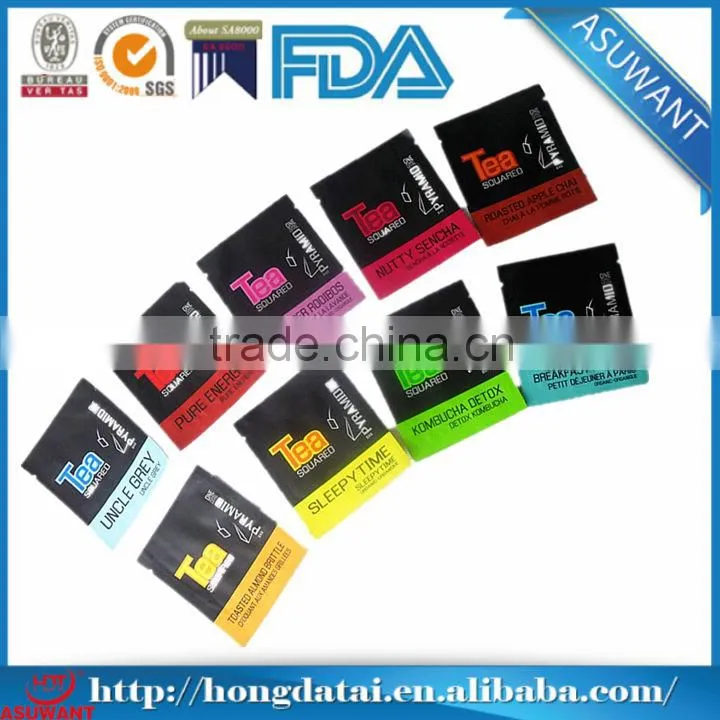 Machine price heat sealing foil tea packing bag with clear window