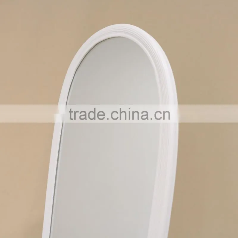 Senior lighted dressing mirror with 4 wheels