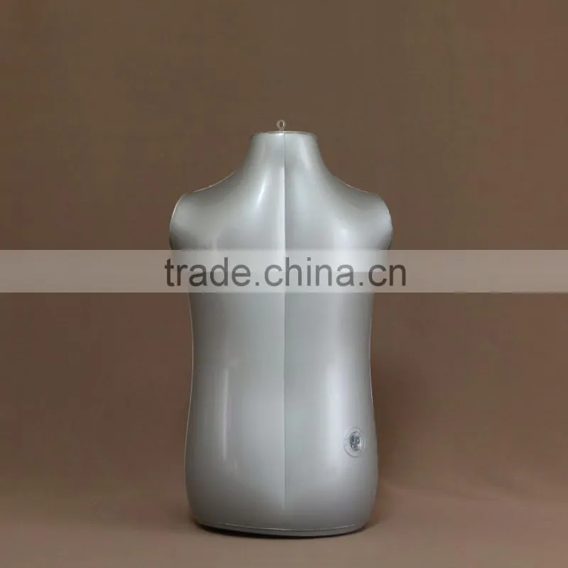 Hot Sale Inflatable children frock model headless upper-body dress form/ chrome mannequins/mannequin