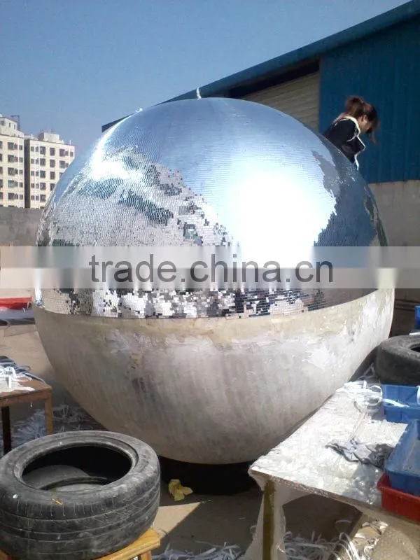 Large outdoor Christmas lights balls 120cm/150cm/170cm /200cm decoration ball fiber glass