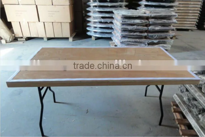 modern wooden wedding folding table