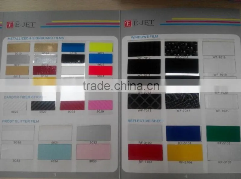 Color sticker matte vinyl 122cm Guangzhou supplier