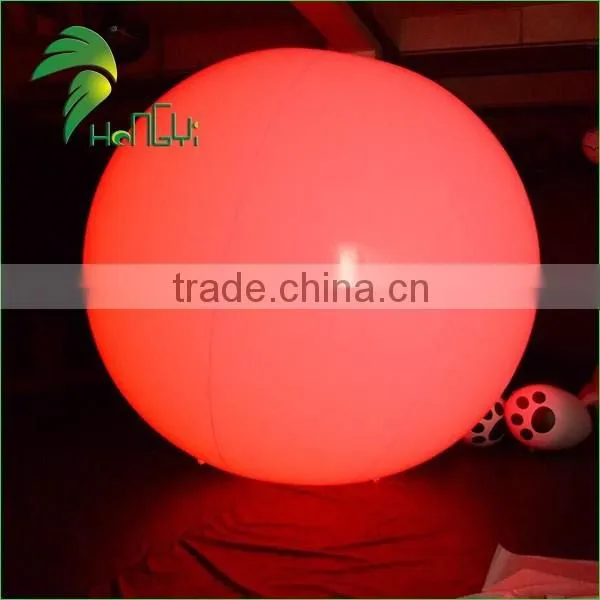 2016 Newly Decoration Inflatable Light Helium Balloon / Hongyi Factory Price Inflatable Balloon With Light For Promotion