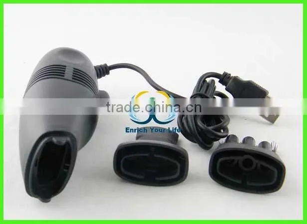 Black Plastic Housing USB Mini Vacuum Cleaner for PC Laptop Keyboard