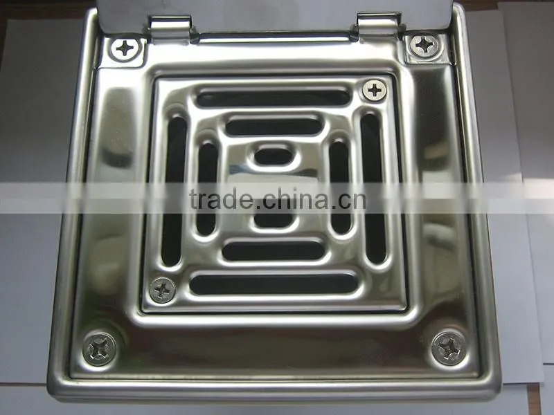 Stainless Steel Bathroom Strainer Drain With Plastic End