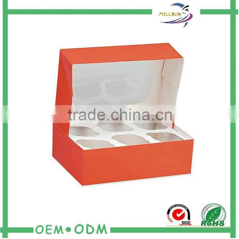 paper cupcake box,food grade paper cupcake box,box for cupcake
