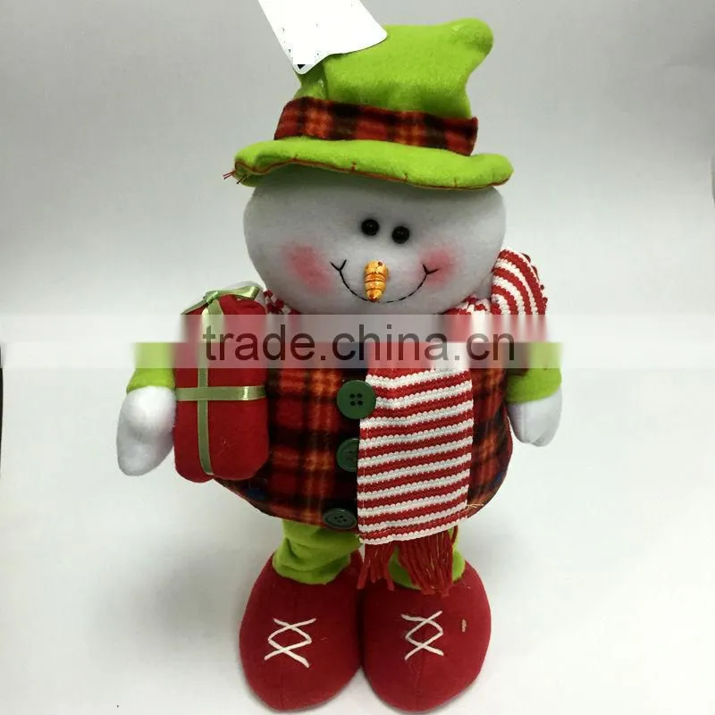 CHRISTMAS DOLLS SNOWMAN WITH GIFT BOX