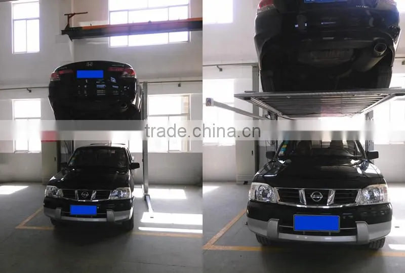 hydraulic two tier lifting,two tier lifting passenger lift,vehicle lifting passenger lift