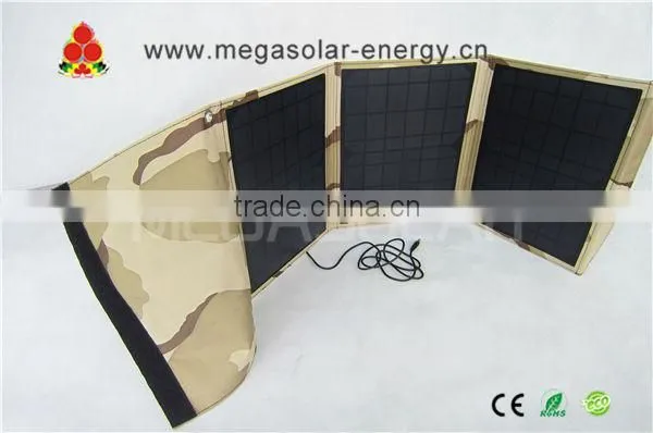 Portable solar panel charger for mobile phone
