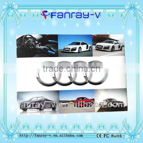 2015 4.3inch touch screen lcd video greeting cards gift, lcd video brochure