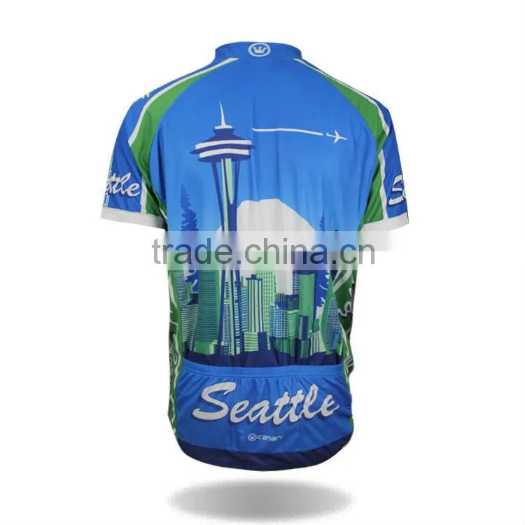 Wholesale cycling jersey summer bike jersey customized cycling shirt