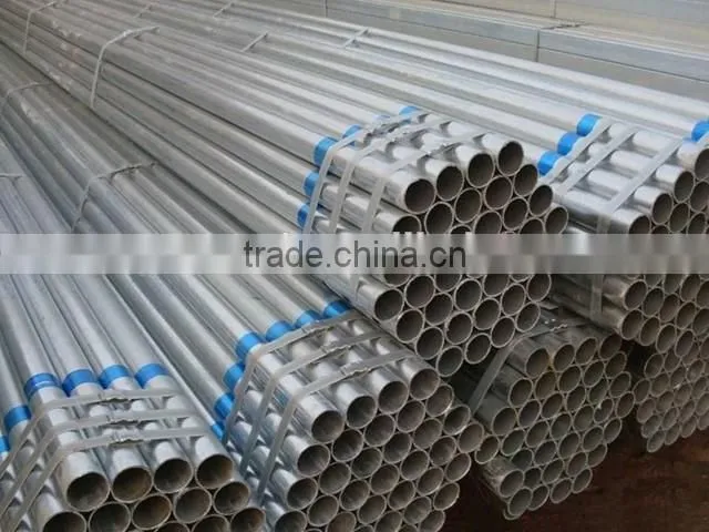 hot rolled erw carbon steel galvanized welded pipe