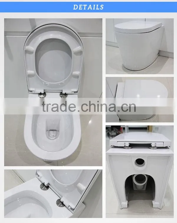 WC Washdown one piece bathroom floor mounted toilet with concealed cistem BM6011
