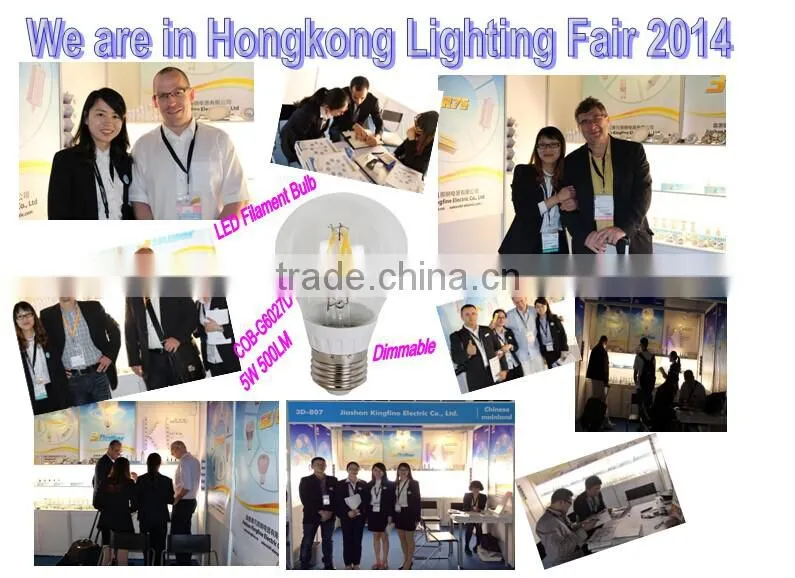 Newest product TUV G45 led light bulb 4W E14 led lighting led filament bulb /led lamp ebay europe all product COB-G4504E