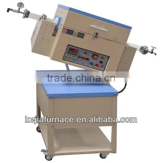 Lab rotary tube furnace for Li-on battery cathode materials