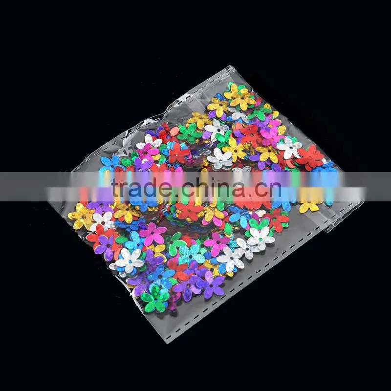 Laser multi-color Christmas tree sequins