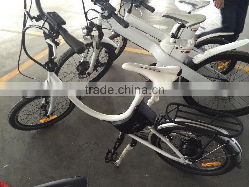 Small city e bike 2014 new design brushless motor wheel e bike
