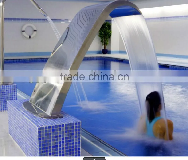 Stainless steel swimming pool waterfall swimming pool nozzles spa nozzles