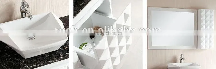 ROCH 2009 Standard Wood Bathroom Vanity Hotel Furniture