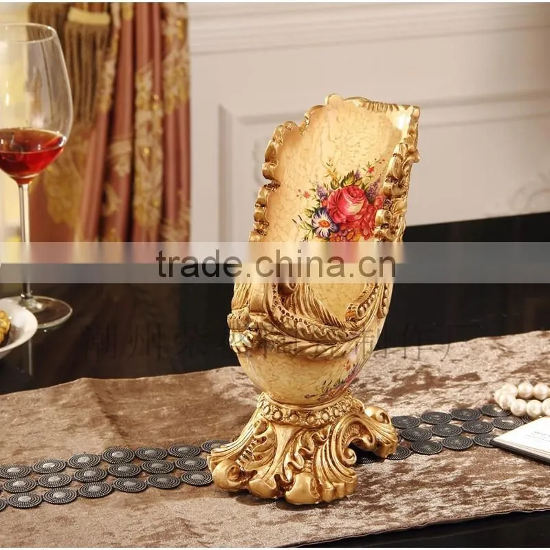 Golden Ceramic Champagne Bottle Holder