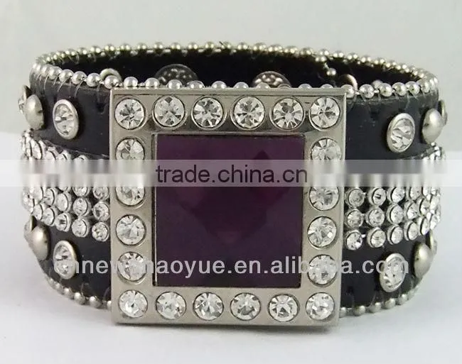 2013 Hot Sale Genuine Leather Bracelet Anchor Bracelet