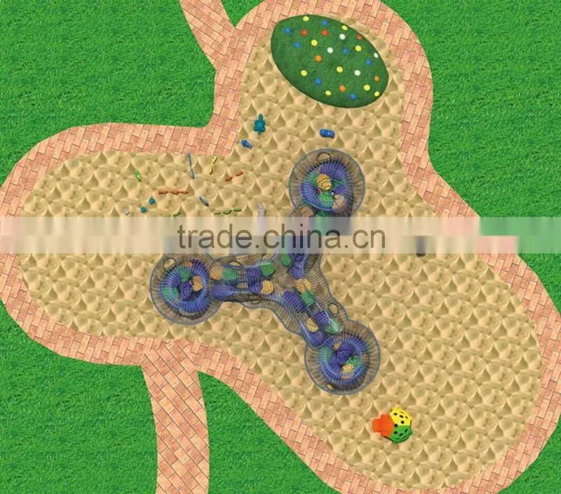 KAIQI GROUP high quality outdoor climbing playground for sale with CE,TUV certification