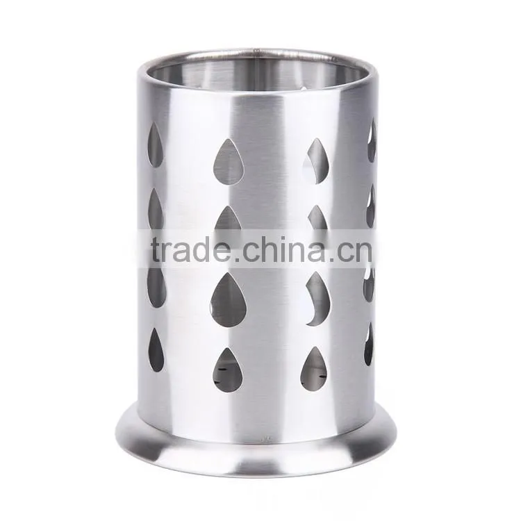 stainless steel chopstick and spoon rest tube & chopstick holder