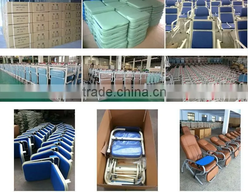 SKE005 Adjusted Steel Cushion Transfusion Chair