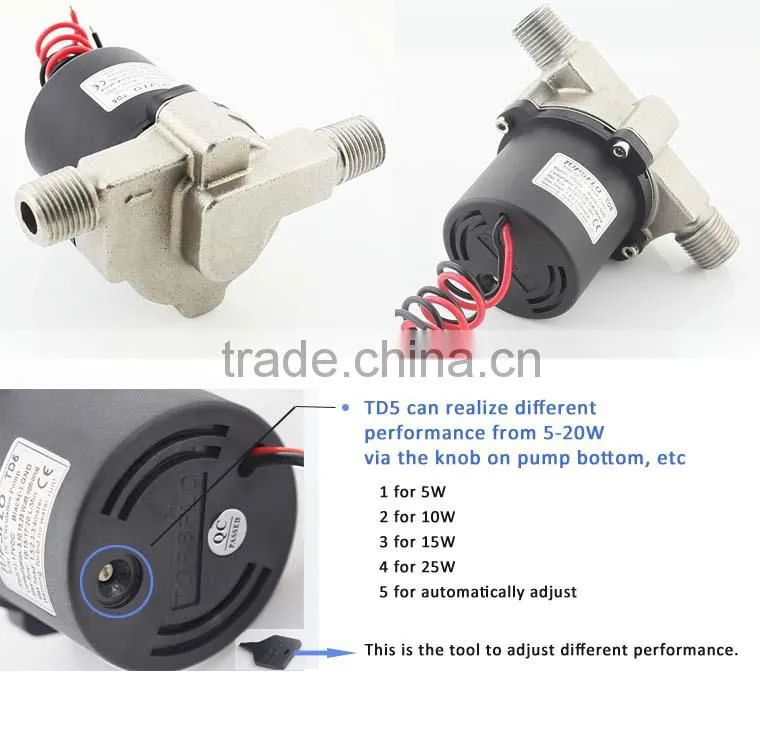 brushless dc solar water pump