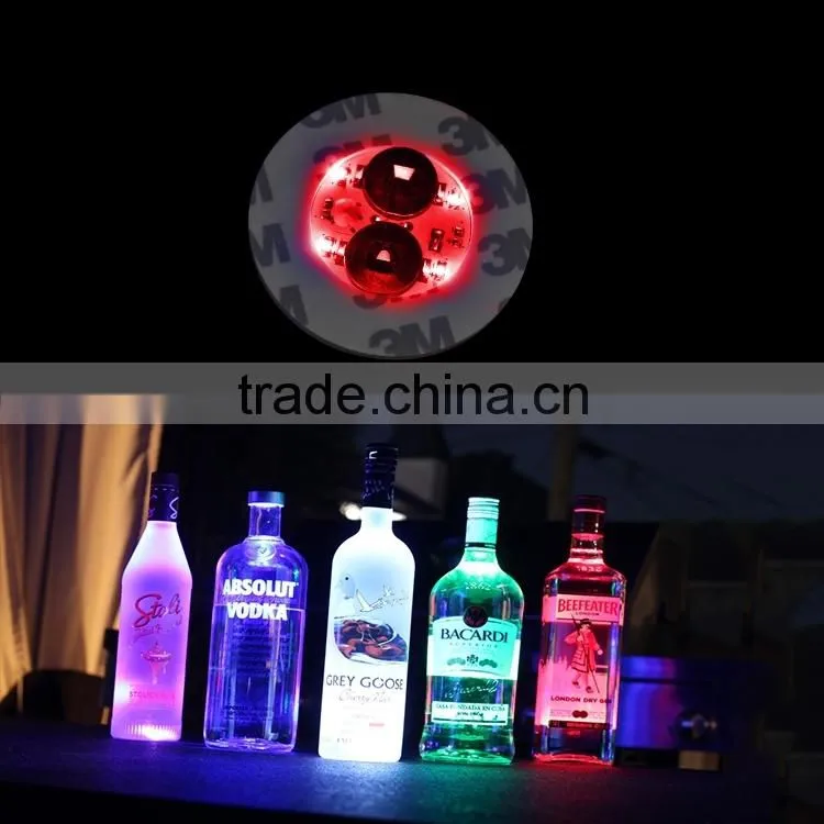 China Novelty Special Custom UV Black Light Placemats And Coasters,led sticker for bottle