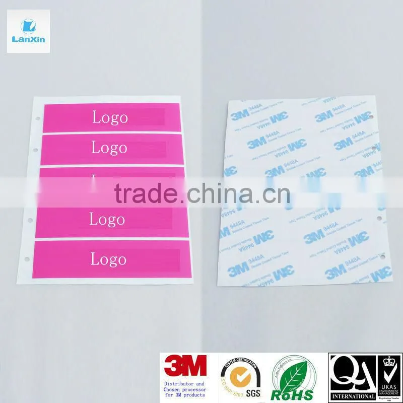 Die cut PP synthetic paper