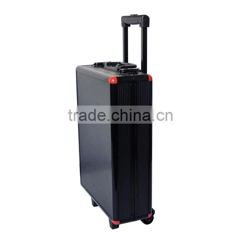 Aluminum trolly case with high quality