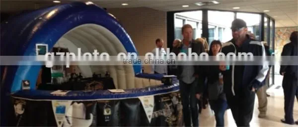 New product inflatable bar / blue color inflatable serving bar for outdoor event