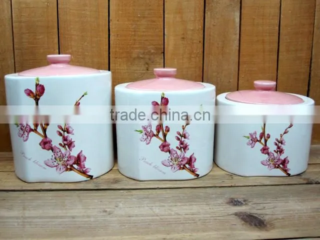 new decal 3 tiers fruit plates set with stand
