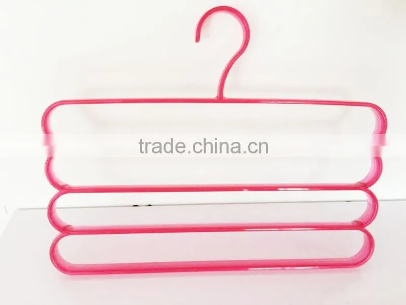 factory price colurful design stores plastic hangers