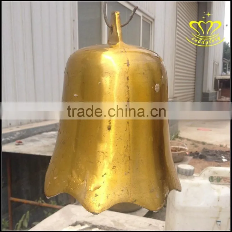 China Regional Feature Bronze outdoor shiny bell sculpture