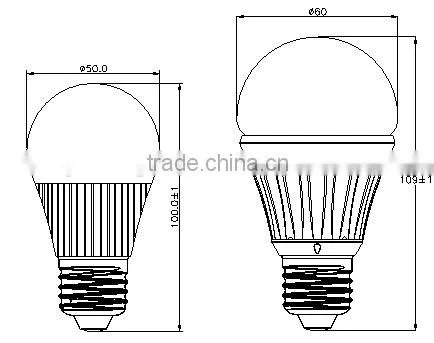 7w e27 white led bulb light,led bulb 7w,led bulb e27